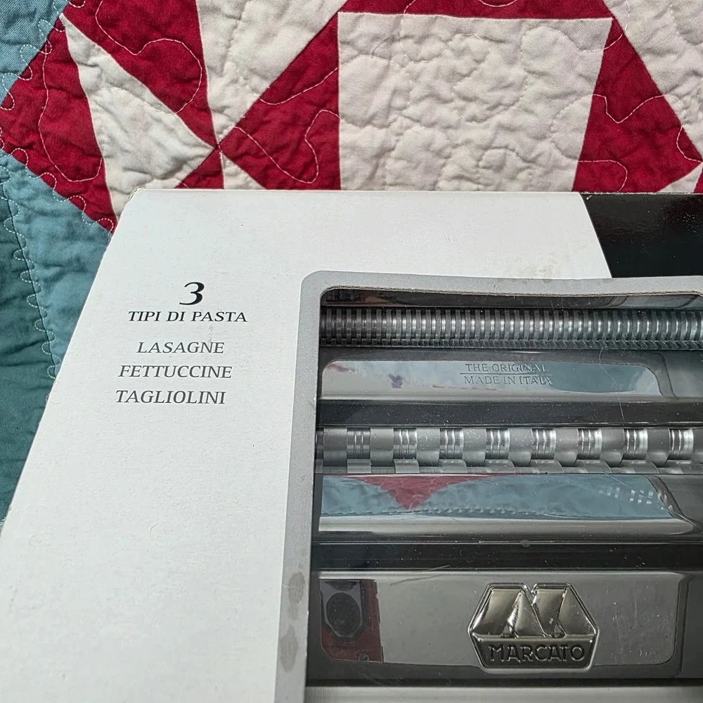 Marcato Atlas 150 Wellness Pasta Maker Stainless Steel Made in‎ Italy New